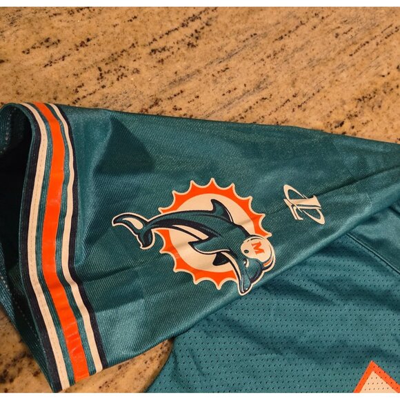 Vintage Logo Athletic Miami Dolphins Zach Thomas #54 Football NFL Jersey Sz L - Picture 15 of 16